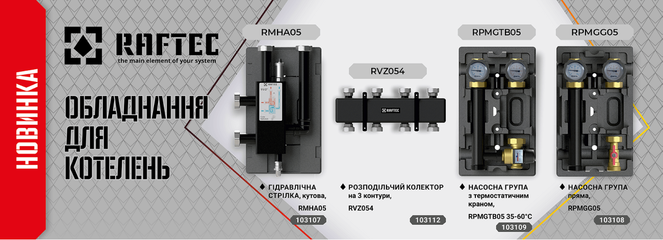 Новинки від Raftec™