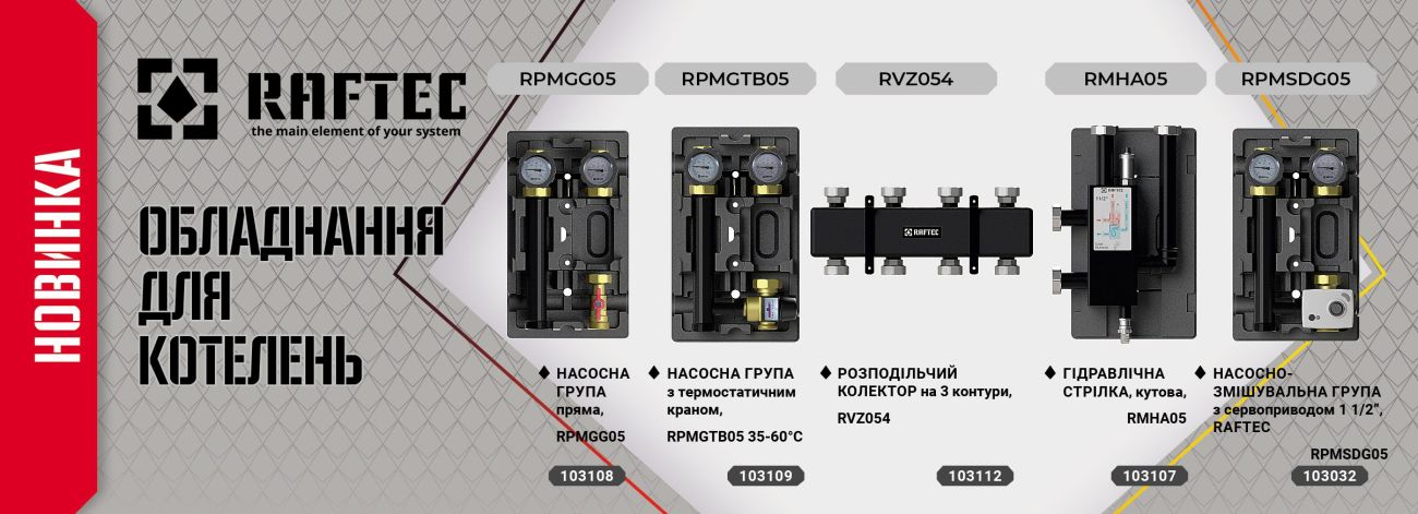Новинки від Raftec™