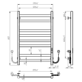 Рушникосушарка VENTA Sappo 800х500 SAU.80.50.8.W.U.4