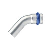 Кутник ASG INOX тип V press steel ВЗ ф 28мм 45°