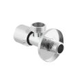 Кран приладовий кутовий Raftec Silver ABS handle mini 1/2'x3/4' VMI0102