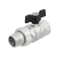 Кран шаровый с американкой Raftec BLACK PN40 ВН 3/4' DRBS2