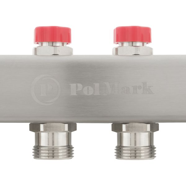 Колектор Polmark 1'x3/4' 3 виходи з термоклапанами без євроконусів