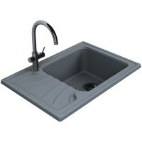 Мийка для кухні Fancy Marble FILADELFIA 640x435 Сірий