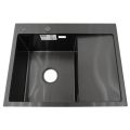 Мийка для кухні інтегрована VENTA Black 630x500 BVM6350B