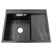 Мийка для кухні інтегрована VENTA Black 630x500 BVM6350B