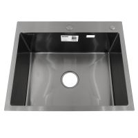 Мийка для кухні інтегрована VENTA Black 600x500 BVM6050B