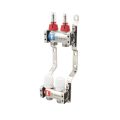 Колектор Polmark 1'x3/4' 2 виходи з термоклапанами та витратомірами PBMF102
