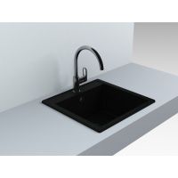 Мийка для кухні MIRAGGIO Bodrum 510x500 Чорний