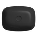 Раковина накладная Cersanit LARGA 50х38 см антрацит матовый, арт. K677-013