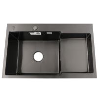 Мийка для кухні інтегрована VENTA Black 780x490 BVM7849B