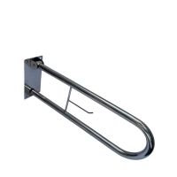 Поручень для унитаза откидной Эверест Компани d 32мм - 700 мм, арт. PU-02b