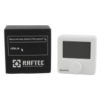 Терморегулятор бездротовий тижневий для водяної теплої підлоги Raftec R06WL