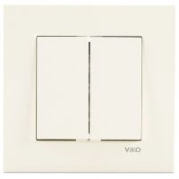 Вимикач VIKO Karre 2 клавіші 90960102