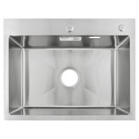 Мийка для кухні інтегрована VENTA Brushed 580x450 BVM5845