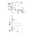 Смеситель для ванной Imprese Jesenik 10140
