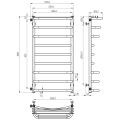 Полотенцесушитель Arte Aurora 1000х500