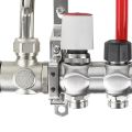 Колектор з витратомірами Raftec STEEL 1 'x4 RC03-04