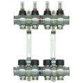 Колектор з витратомірами Raftec STEEL 1 'x4 RC03-04