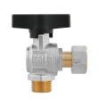 Кран шаровый с накидной гайкой Raftec GOLD PN64 ВН 1/2' GRGA1
