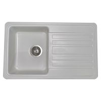 Мийка для кухні Fancy Marble VERSAL 765x460 Білий