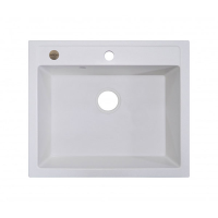Мойка для кухни Argo CUBO 590х500 БЕЛЫЙ-01