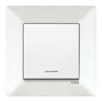 Вимикач VIKO Meridian 1 клавіша 90970019-WH