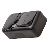Вимикач + розетка вологозахисні VIKO Palmiye IP 54 90555182