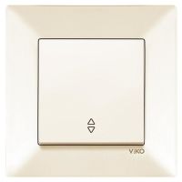 Вимикач VIKO Meridian 1 клавіша 90970204-WH
