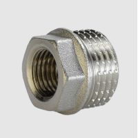 Футорка УЗКМ никель под манометр 1/2'х1/4'