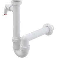 Сифон трубчатый 6/4' ф40 мм AlcaPlast A81-DN40