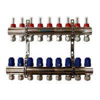 Колектор з витратомірами Gross 1 'x9 + євроконус