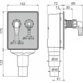 Сифон для пральної машини Alcaplast APS6