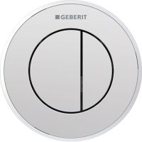 Механизм дистанционного смыва Geberit для двойного смыва, пневматический хром мат 116.055.KH.1