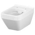 Унитаз подвесной Cersanit Crea безобедочный, прямоугольный, без сидения, арт. K114-016