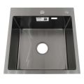 Мийка для кухні інтегрована VENTA Black 500x500 BVM5050B
