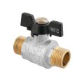 Кран шаровый Raftec BLACK DN15 НН 1/2'' бабочка DRB1111