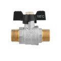Кран шаровый Raftec BLACK DN15 НН 1/2'' бабочка DRB1111