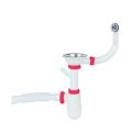 Сифон для кухни Polmark 3 1/2x40 с резьбовым выпуском, гофротрубой 40x40/50 мм PM 40 SF 20 07