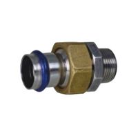 Американка ASG INOX тип V press steel ф 15x1/2'