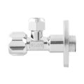 Кран угловой с керамическим запорным элементом Raftec PN10 НН 1/2'x3/8'