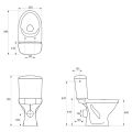Унитаз-компакт Cersanit EKO 010 832 K44-129
