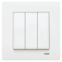 Вимикач VIKO Karre 3 клавіші 90960068