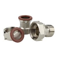 Гайки та штуцера для лічильника УЗКМ нікель 1'