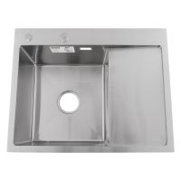 Мийка для кухні інтегрована VENTA Brushed 630x500 BVM6350