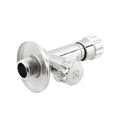 Кран приладовий вентильний Raftec Silver 1/2'х 1/2'х3/4' VBE010102
