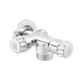 Кран приладовий вентильний Raftec Silver 1/2'х 1/2'х3/4' VBE010102