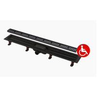 Трап лінійний Alcaplast 950 мм APZ10BLACK-950M
