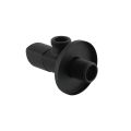 Кран приладовий кутовий Raftec Relo Black 1/2' VKB80101