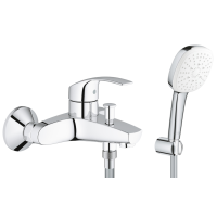 Смеситель Grohe с ручным душем на 3 режима, арт. 33300002+27588003